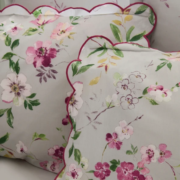 Karaca Home Sierra %100 Pamuk Çift Kişilik Nevresim Takımı Pembe - 6