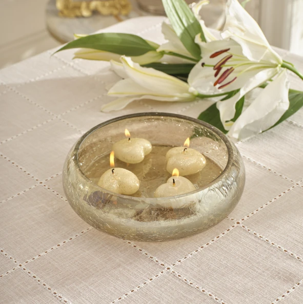 Karaca Home Ella Dekoratif Orta Kase Lüster Füme  24X6 cm - Resim 2