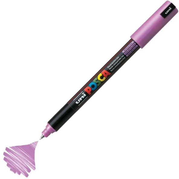 Supertrend Posca PC-1MR Boyama Markörü 0.7 mm. METALİK PEMBE ürün görseli