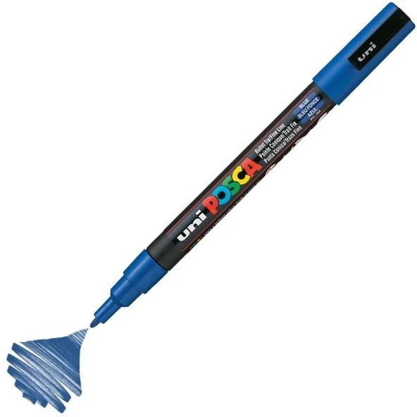 Supertrend Posca PC-3M Boyama Markörü 0.9-1.3 mm. MAVİ ürün görseli