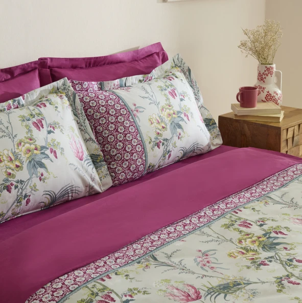 Karaca Home Mitha %100 Pamuk Çift Kişilik Nevresim Takımı Mint - 11