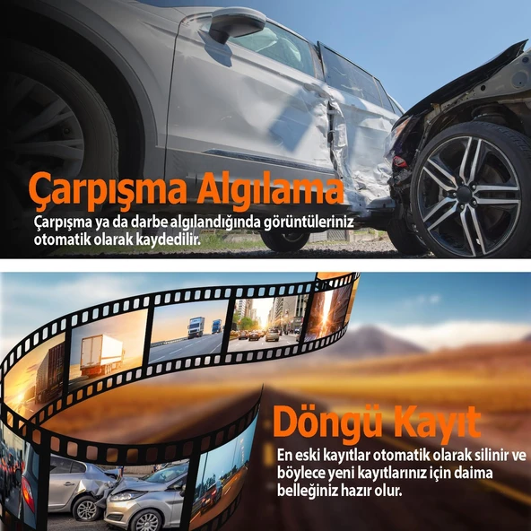 REXING V1 LITE 2K WIFI ARAC KAMERASI + 32GB SD KAR - 5