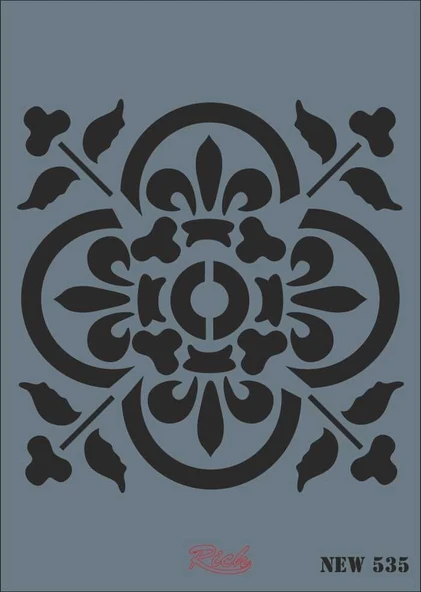 Supertrend Stencil Boyama Şablonu 25x35 cm. NEW-535 ürün görseli