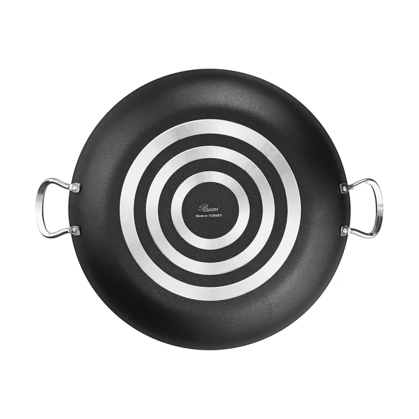 Diamond 34 Cm Yanmaz Yapışmaz Kavurma Şef Tenceresi - Resim 4