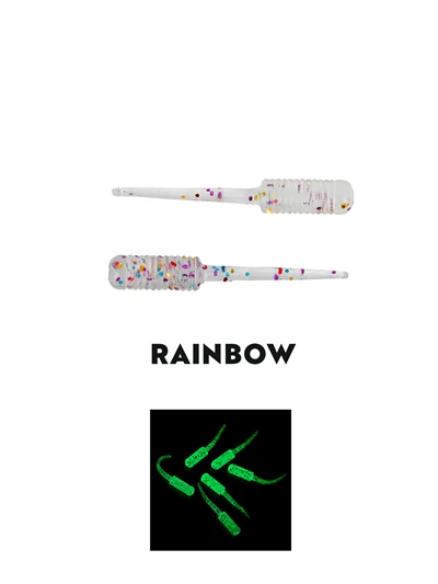 Fujin Baby FRY 2cm LRF Silikon Yem  Rainbow - Resim 4