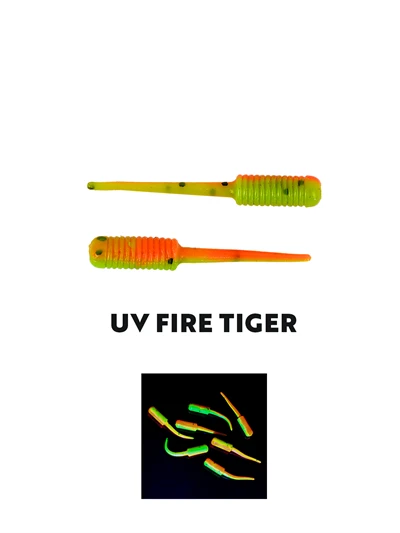 Fujin Baby FRY 2cm LRF Silikon Yem  Pink Glow - 3