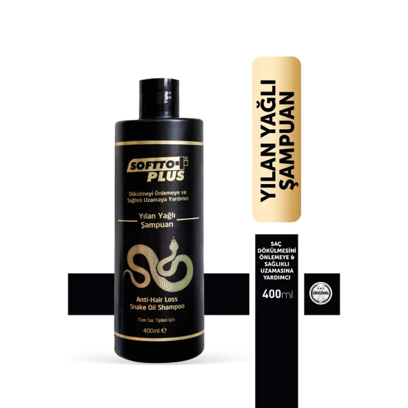 Softto Plus Dökülme Önleyici Yılan Yağlı Şampuan 400 Ml ürün görseli