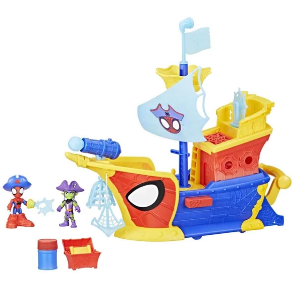 G0666 Spidey ve İnanılmaz Arkadaşları Webs Ahoy Bubble Ship +3 yaş ürün görseli