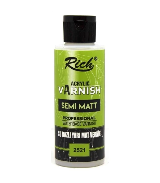 Supertrend Su Bazlı Vernik YARI MAT (Semi Matt Acrylic Varnish) 120 cc.