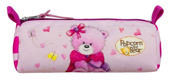 Popcorn The Bear Pembe Kalem Çantası - 2083 ürün görseli