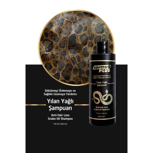 Softto Plus Dökülme Önleyici Yılan Yağlı Şampuan 400 Ml - Resim 2