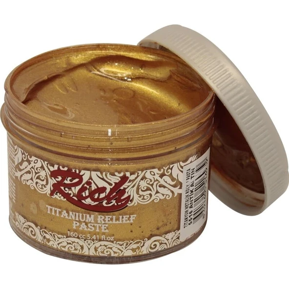 Supertrend Titanium Metalik Rölyef Pasta 160 cc. 5516 ANTİK ALTIN ürün görseli