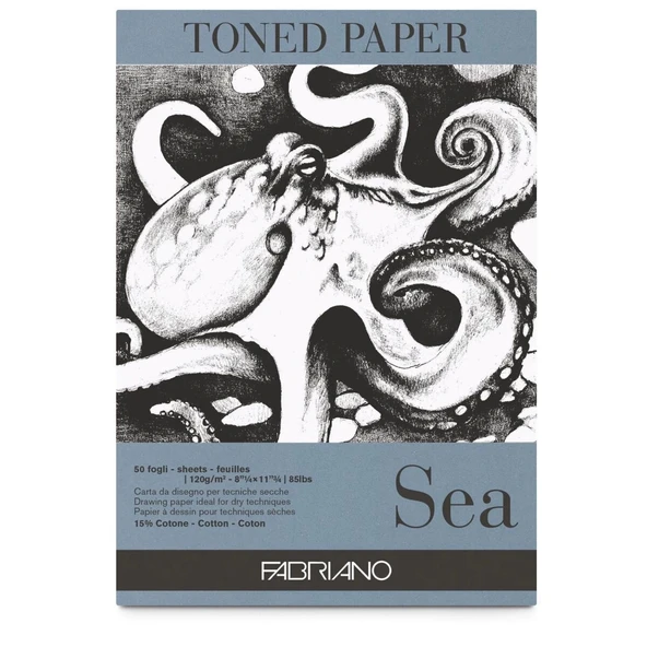 Supertrend Toned Paper Sea Eskiz Çizim Defteri Deniz Rengi 120 gr. A3 50 yaprak ürün görseli