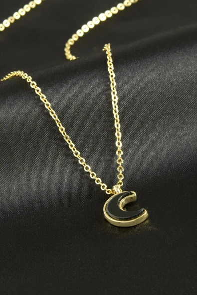 Hilal Polyester Kolye - Resim 4