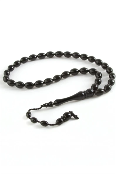 Zeytin Şekilli Plastik Tesbih 8*11 mm - Resim 11