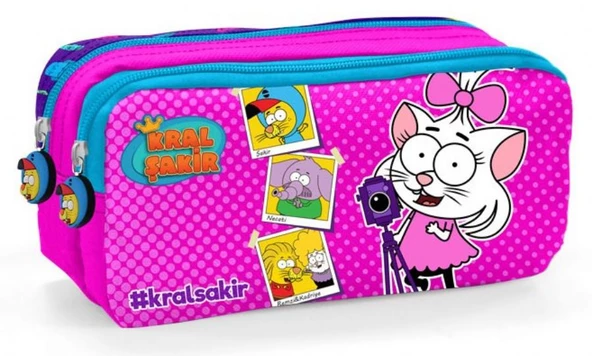 Kral Şakir Fotoğrafçı Canan Kız Çocuk Pembe Kalemlik ürün görseli