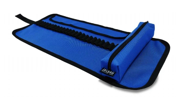 Jacbag Senior Sanatsal Rulo Organizer Kalem Çantası (Saks Mavi - Erkek) - Resim 2