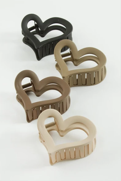 Kalp Renkli Mandal Toka 7 cm