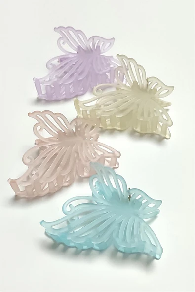 Kelebek Renkli Mandal Toka 8 cm - 3