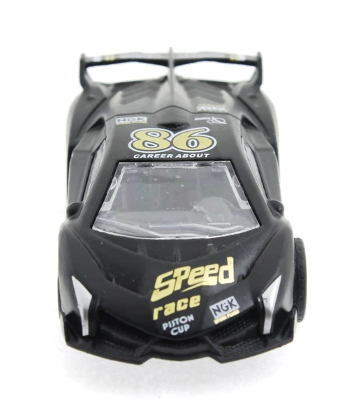 Die Cast Çek Bırak Metal Siyah Yarış Arabası 86 ürün görseli 1
