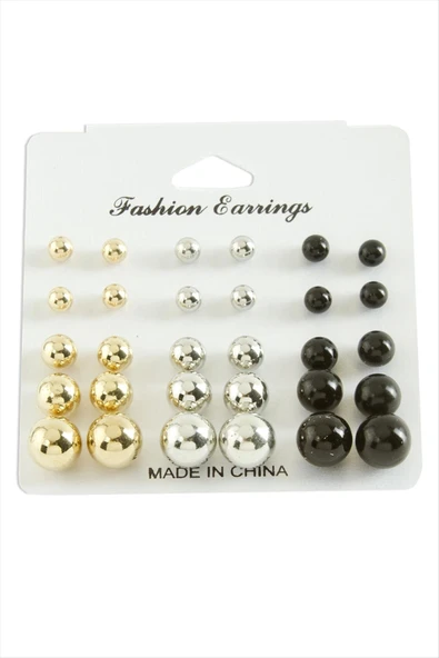 Kartlı İnci Küpe 30 Adet ürün görseli 1