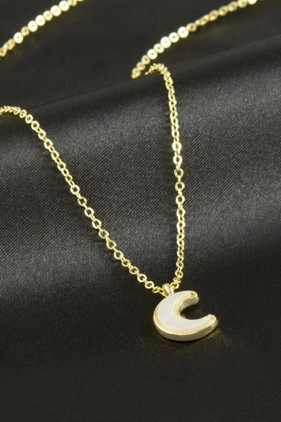 Hilal Polyester Kolye - Resim 2