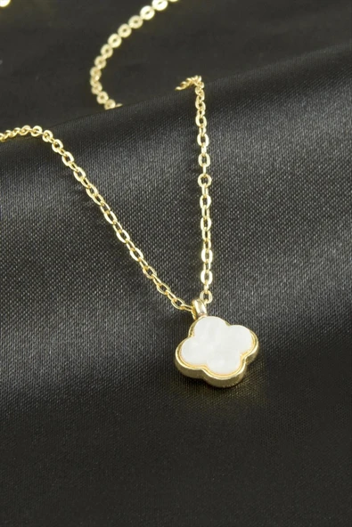 Çiçek Polyester Kolye - Resim 2