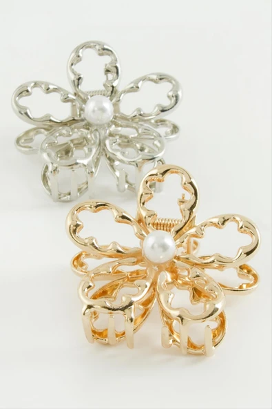 Çiçek Metal Mandal Toka 6 cm - 3