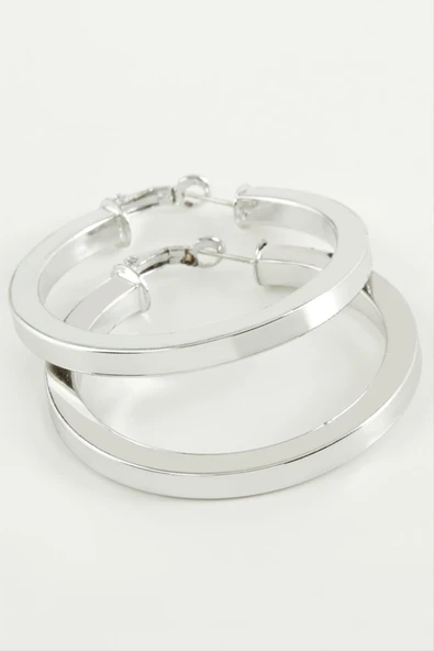 Ezme Halka Küpe 6 cm - Resim 2