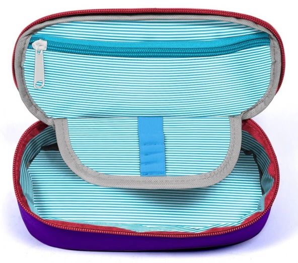 Coral High Mor Organizer Kalem Çantası - 22251 - Resim 2