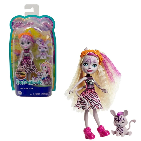 FNH22 Enchantimals Popüler Karakter Bebekler -1 adet fiyatıdır - Resim 4