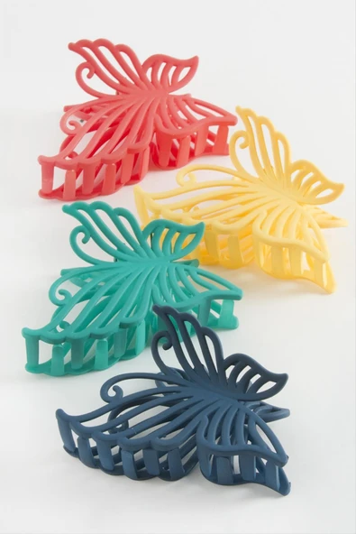 Kelebek Renkli Mandal Toka 8 cm