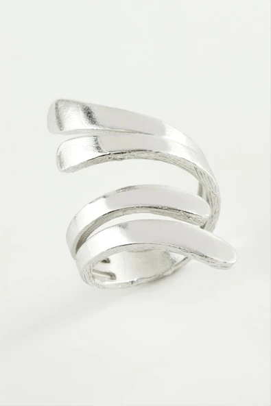 Yaprak Metal Yüzük - Resim 2