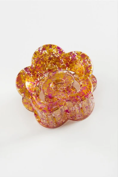 Gül Renkli Mandal Toka 6 cm - Resim 2