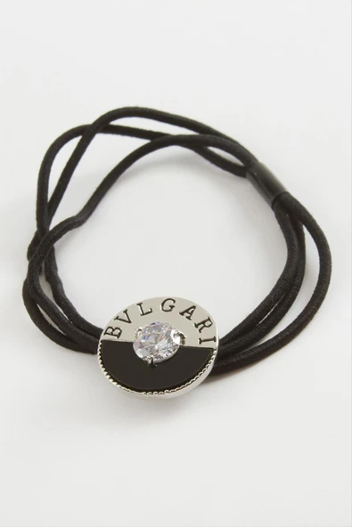 Taşlı Yuvarlak Lastikli Toka