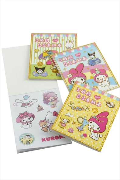 12 Yapraklı Çzgflm Karakteri Defter Sticker - 3