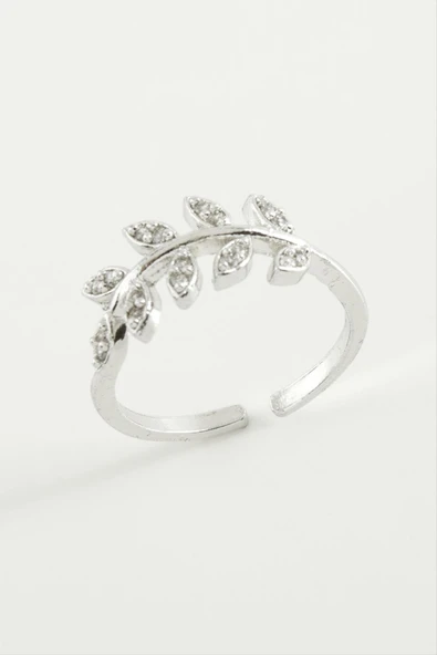 Yaprak Zirkon Taşlı Yüzük ürün görseli