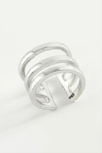 3 Sıra Metal Yüzük - Resim 2