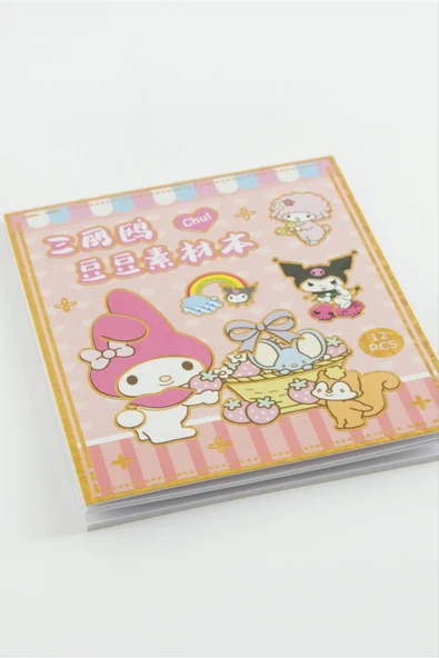 12 Yapraklı Çzgflm Karakteri Defter Sticker - 2