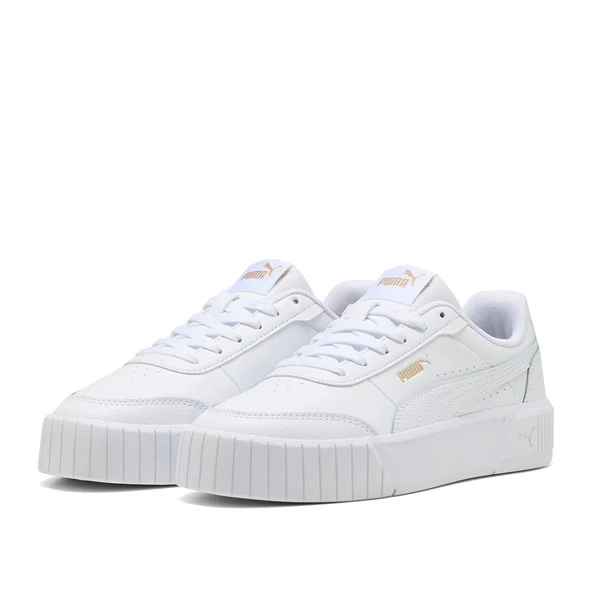 Puma Carina Mia Kadın Beyaz Sneaker Ayakkabı 40263706 - Resim 4