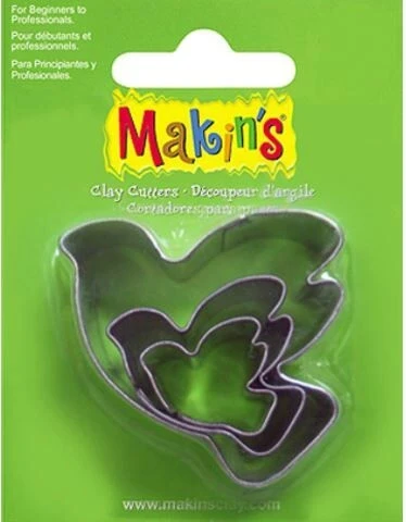 Makin's Clay Polimer Kil Kesme Kalıbı 3 Parça Kumru ürün görseli 1