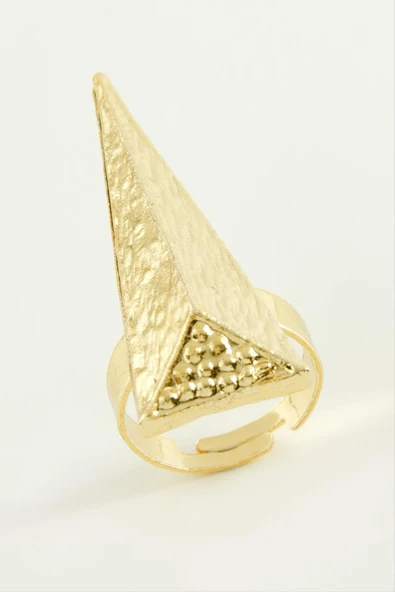 Piramit Metal Yüzük - Resim 3