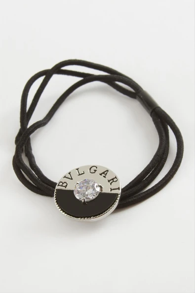 Taşlı Yuvarlak Lastikli Toka - 3