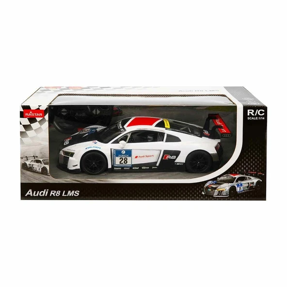 75300 SUN-RAS-R/C 1/14 F/F AUDI R8 LMS - Resim 2