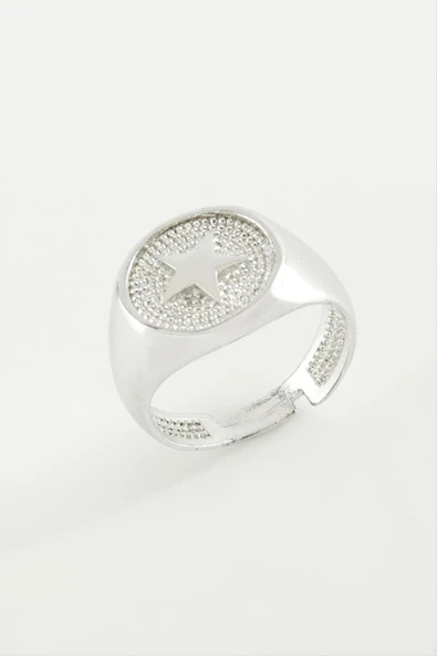 Yıldız Metal Yüzük - Resim 3