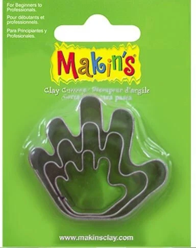 Makin's Clay Polimer Kil Kesme Kalıbı 3 Parça El ürün görseli