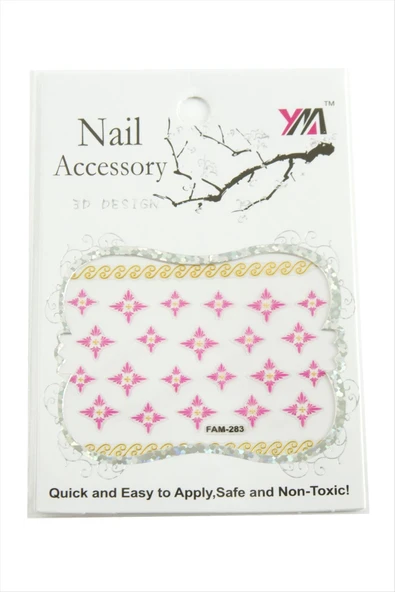 Çiçek Tırnak Aksesuarı Tattoo Sticker