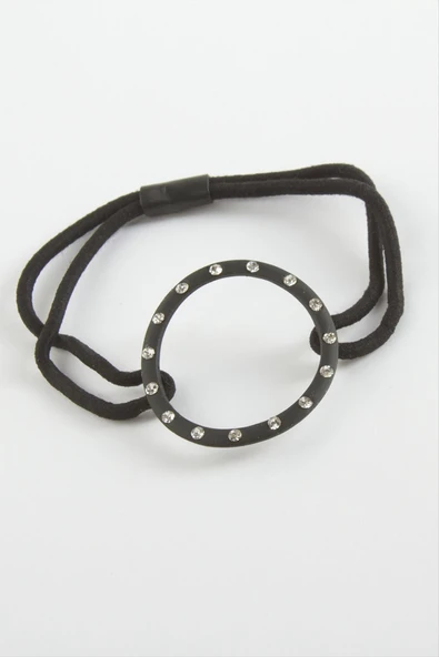 Halka Taşlı Lastikli Toka - 2