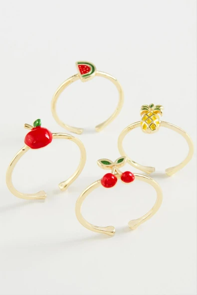 Meyveli Karışık Lüks Eklem Yüzük 1 Adet ürün görseli