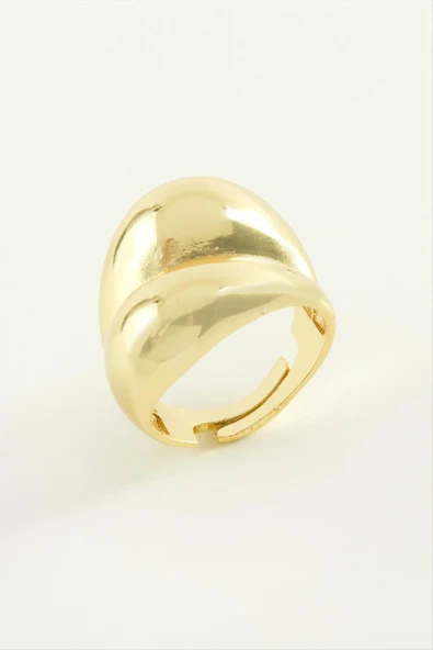 Oval Metal Yüzük ürün görseli